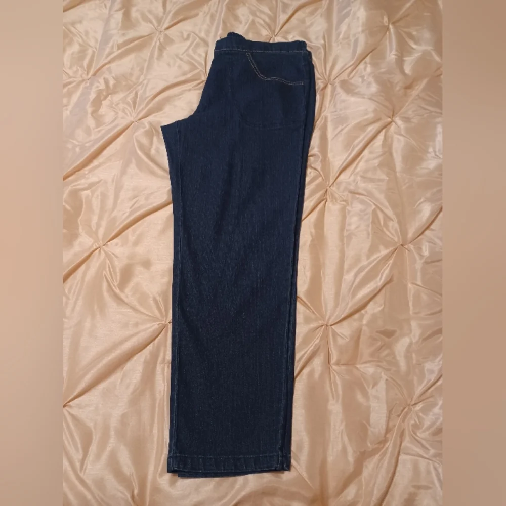 Dark Blue Denim Jeans (Pull On)Size XL - Picture 7 of 11